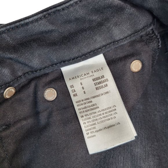 BLACK SUPER HIGH-RISE JEGGINGS - Picture 5 of 10